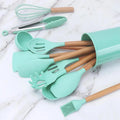 Kit Jogo 12 Peças Utensílios de Cozinha Silicone - CompraSuave