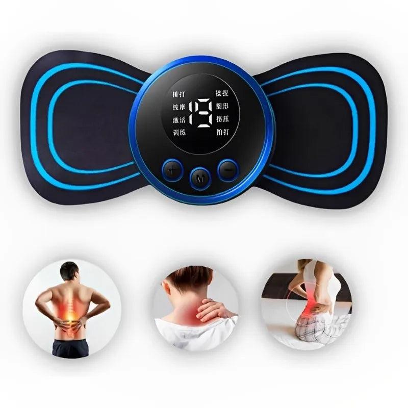 Mini massageador elétrico portátil EMS - CompraSuave